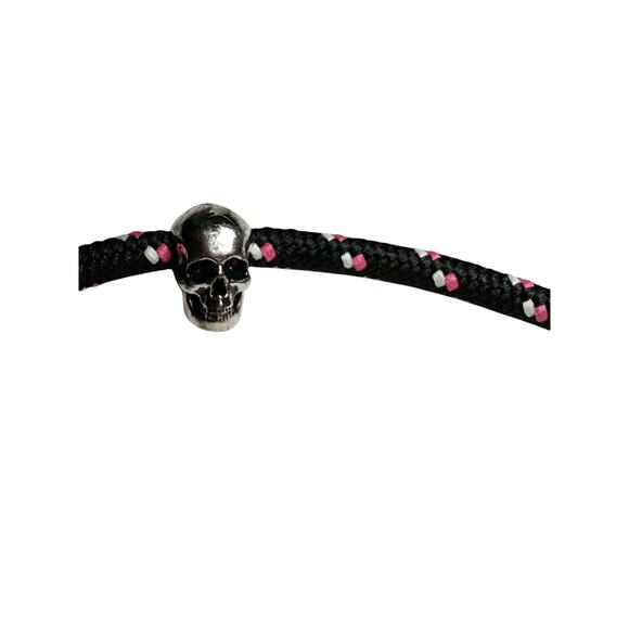 Alexander McQueen Skull Rope Cord Double Wrap Friendship Bracelet - Picture 4 of 6